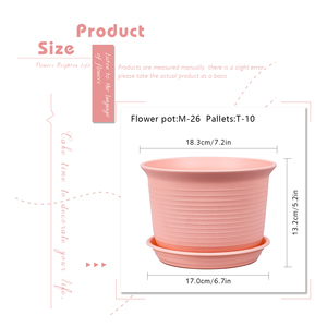 Macetas <span class=keywords><strong>de</strong></span> Plástico Ecológicas y Resistentes <span class=keywords><strong>de</strong></span> Gran Tamaño para Interiores y Balcones, Ideales para Pothos, Rosas y Suculentas - Product Image 2