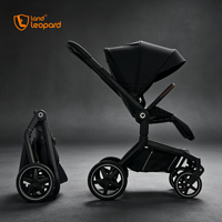 Poussettes pour bébés en gros, pliables, avec cadre en alliage d'aluminium, pliage bidirectionnel à un bouton, capacité de charge de 20 kg, protection UV UPF50+