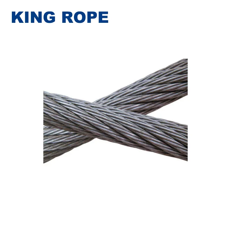 Hot bán tất cả các kích cỡ cẩu tháp căng thẳng cáp thép Wire Rope cáp thép mạ kẽm