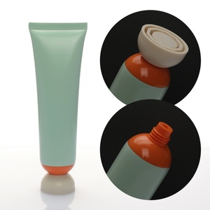 Tube souple en plastique vide personnalisé de luxe, emballage cosmétique plat unique pour crème pour les mains et le visage, crème BB, mousse, soin de la peau, masque facial - Product Image 2