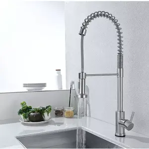 Kitchen Faucet with Pull Down Sprayer Commercial Spring Kitchen Sink Faucet At Selling