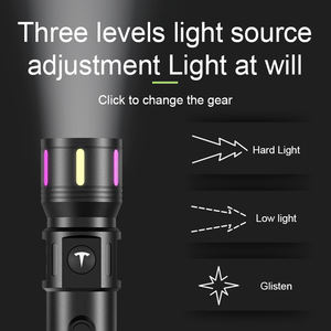 Nouveau Mini Portable Super lumineux haute Lumens Linterna <span class=keywords><strong>lanterne</strong></span> étanche Rechargeable blanc Led torche lumière lampe de poche tactique - Product Image 2