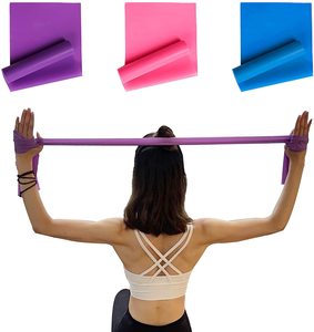 TPE căng ban nhạc tập luyện sức đề kháng tập thể dục tập thể dục ban nhạc cao su Yoga đàn hồi phẳng kháng ban nhạc - Product Image 4
