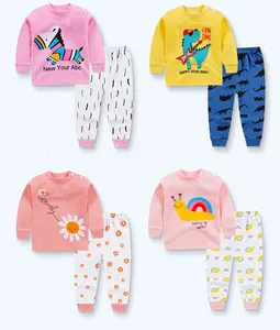 High quality children's clothes, baby cotton material, autumn clothes and long trousers suit
