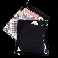 Sacs transparents refermables en BOPP 22*27cm en gros, en stock, pour vêtements, ceintures, chemises, accessoires pour cheveux, portefeuilles, petits cadeaux de fête