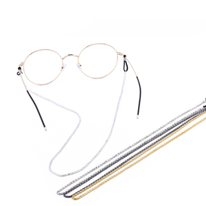 Fashion Designer Non Slip Metal Gold Black Sunglasses <strong>Chain</strong> Neck Strap <strong>Glasses</strong> <strong>Holder</strong> - Product Image 2