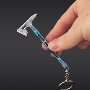 มีดพับแบบพวงกุญแจ LT Black Sea Tactical Axe ของแท้จากโรงงาน รุ่นใหม่ล่าสุด มีด Delta <span class=keywords><strong>Force</strong></span> ผลิตจากโลหะผสมสังกะสี ขนาด 9 ซม. - Product Image 3