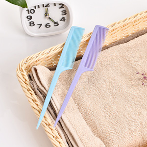 หวีพลาสติกป้องกันไฟฟ้าสถิตย์ ซี่ถี่ หางเรียวเล็ก สำหรับผมยาว ใช้ในบ้าน - Product Image 3