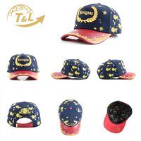 Casquettes de baseball 4UGEAR en gros, 5 panneaux, visière légèrement incurvée, casquettes snapback en coton, casquettes de style 'dad hat'