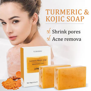 Sabun Pemutih Wajah dan Tubuh YURHERSU dengan Asam Kojic, Lemon Organik, dan Kunyit, Buatan Tangan - Product Image 6