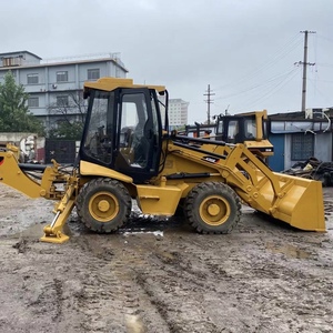 <b>Used</b> for CAT 420F Backhoe Loader Good Condition Low Working Hours Motor Engine Gearbox Gear Pump Available Shanghai for Sale - Product Image 1