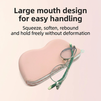 Étui personnalisé en silicone pour lunettes de natation, pochette zippée souple, sac de rangement de voyage pour lunettes de natation