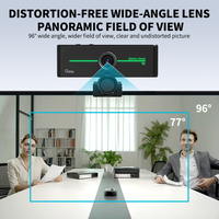 Manual Webcam Gsou 3840 2160p UHD, Webcam Fokus Manual, Webcam 4K 60fps, Kamera Web USB 4K 4x, Kamera PC dengan Mikrofon