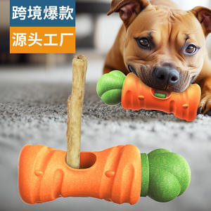 Soporte para palitos de snack, juguete masticable para perros con forma de zanahoria - Product Image 5