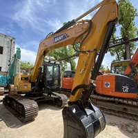 Excavatrice d'occasion SANY SY75C PRO, mini-excavatrice d'occasion d'origine chinoise avec système avancé de contrôle intelligent