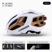 Casque de vélo demi-coque unisexe en PVC à trois couches avec bordure découpée, conception monobloc, fermeture magnétique, pour la conduite sur route toutes saisons 2026