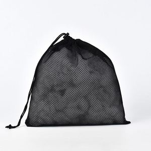 Hot Sale Wholesale Custom Logo and Size Drawstring Mesh <b>Bag</b> Eco Polyester Net Drawstring Fruit <b>Vegetable</b> Storage <b>Bag</b> - Product Image 2
