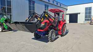 Certifié CE COC 50HP 4*4 tracteur à roues agricole chargeur frontal pour grande plaine cultivant 4WD puissant moteur Agricola tracteur à roues - Product Image 4