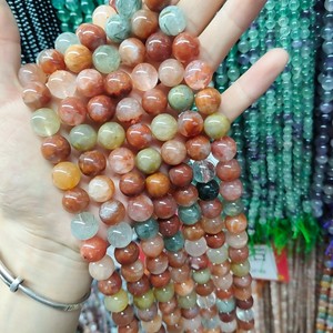 Perles rondes en <span class=keywords><strong>rhodonite</strong></span> naturelle, qualité supérieure, pour la création <span class=keywords><strong>de</strong></span> bijoux DIY - Product Image 5