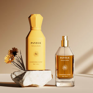 Emballage cosmétique, flacon de parfum de luxe, flacon en verre, 100 ml, flacon de parfum en verre à épaule plate - Product Image 2