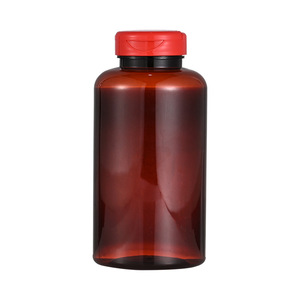 Botella de plástico PET transparente de gran capacidad de 750 ml para envasar y almacenar granos de café, tabletas efervescentes, productos para la salud - Product Image 1
