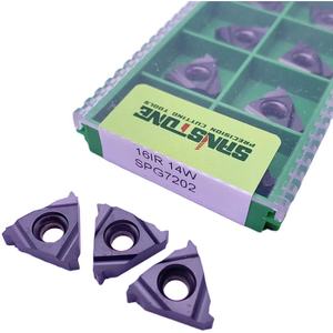 Chất Lượng Cao Chủ Đề Công Cụ Cắt 16IR 14W Bên Ngoài Threading Chuyển Công Cụ Carbide Chèn Với <span class=keywords><strong>CNC</strong></span> Gia Công Chuyển Phụ Kiện - Product Image 3