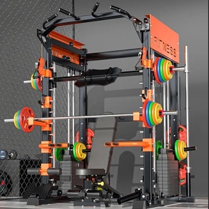 Personnalisable Multi-Fonctionnel Smith Machine Gym <span class=keywords><strong>Rack</strong></span> Fitness Equipment pour <span class=keywords><strong>Squat</strong></span> et autres exercices - Product Image 1