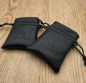 Petit sac à cordon en cuir PU - Product Image 2
