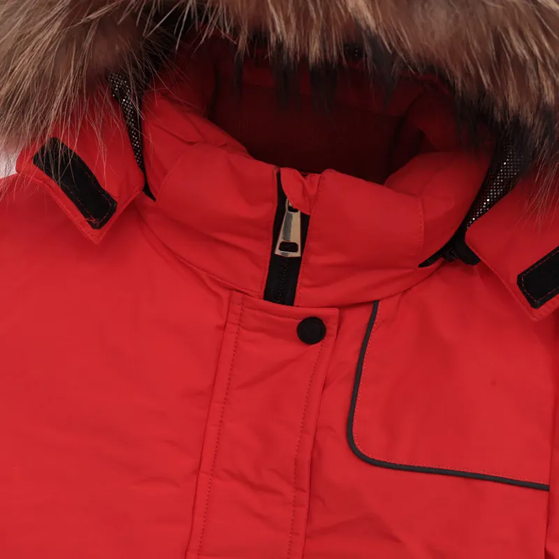 Jaket parka anak-anak musim dingin unisex, pakaian 2024 tahan air untuk anak laki-laki