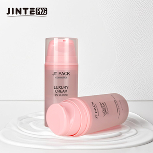 Flacon Airless Cylindrique Personnalisé Marque JINTE Modèle JTC32 pour Liquide Capillaire Réparateur 30ml – Pompe Airless en PP Matériau Soie - Product Image 2