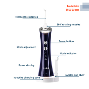 <span class=keywords><strong>Irrigador</strong></span> Oral eléctrico profesional, accesorio con boquilla, <span class=keywords><strong>grifo</strong></span>, inalámbrico, portátil, 150ml, hilo <span class=keywords><strong>Dental</strong></span>, limpiador de dientes - Product Image 3