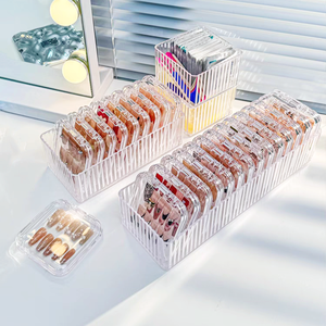 Insumos para Uñas de Fábrica Directamente Uñas Postizas Hechas a Mano Aleatorias Oferta de Descuento Uñas Falsas de Colores Diseñadas para Presionar - Product Image 3