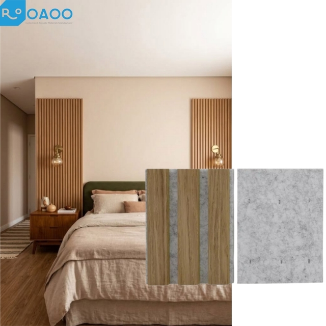 Stable Structure Sound Insulation Cladding Fireproof Durable Home Office Material