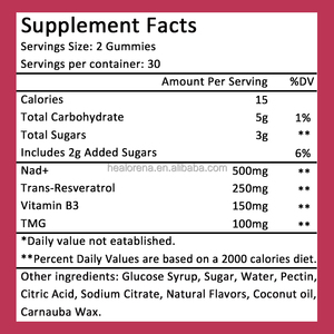 NAD + Gummies Supplément NAD pour les femmes Supplément NAD + <span class=keywords><strong>Plus</strong></span> Gummies <span class=keywords><strong>Energy</strong></span> - Product Image 2