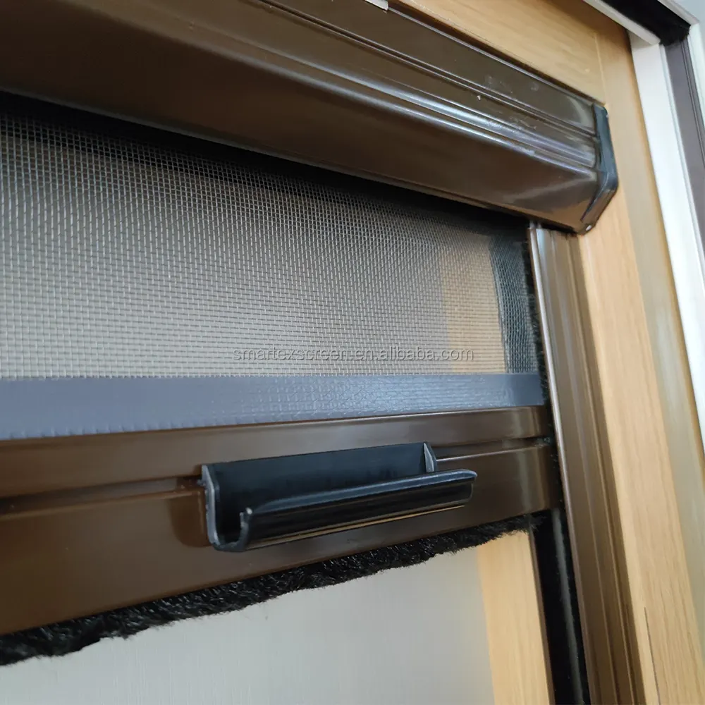 Mosquitera de malla para ventana, componentes de pantalla retráctil, persianas enrollables de fibra de vidrio para ventanas, bricolaje