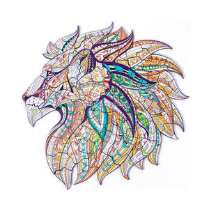 Vente en gros Puzzle en bois 3D animal pour enfants Forme unique Puzzles en bois pour adultes - Product Image 1