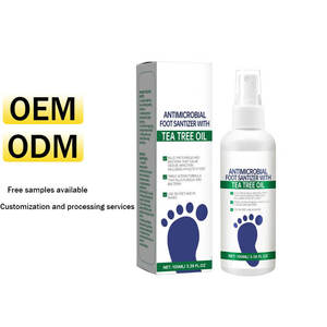 Spray antibactérien pour les pieds, désodorisant et assainissant avec huile d'arbre à thé et herbes naturelles – Fournisseur et fabricant en gros - Product Image 2