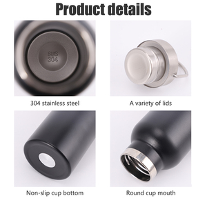 Biểu Tượng Tùy Chỉnh 500Ml 750Ml Double-Tường Thép Không Gỉ Chân Không <span class=keywords><strong>Flask</strong></span> Miệng Nhỏ Nhiệt Cách Điện Thể Thao Nước Nhựa drinkware - Product Image 4