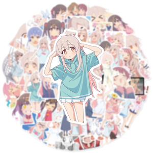 Nouveauté <span class=keywords><strong>2023</strong></span> : 50 autocollants amusants de <span class=keywords><strong>manga</strong></span> et d'anime avec des messages pour vous, style fille mignonne - Product Image 4