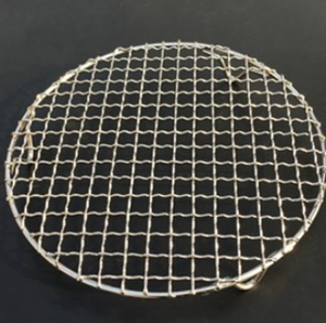 Non-stick Portable Stainless Steel Barbecue Wire Mesh Grill Basket with Wooden Handle - Product Image 3