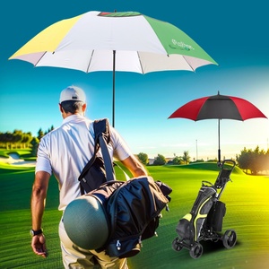 Full Print Huge Golf <b>Umbrella</b> OEM ODM with logo Large Windproof Luxury Fashion Outdoor Strong Golfer <b>Umbrella</b> Wholesale - Product Image 3
