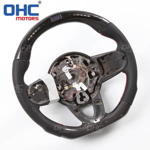 Volante de fondo plano de fibra de carbono, LED, para <span class=keywords><strong>mini</strong></span> <span class=keywords><strong>cooper</strong></span> f55 f56 f57 - Product Image 2