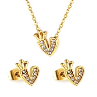 Ensemble de bijoux italiens plaqués or 18 carats, design brésilien, accessoires de mode, bijoux de haute qualité pour enfants, ensemble de bijoux pour filles