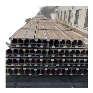Baotou çelik GOST rus standart EN13674 P65 R65 demiryolu çelik raylar