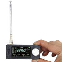 0.5-108MHz Sl4732 Radio Saku Plastik Senter Mode AM/FM Penerima RF Layar Digital IPS 1,9 inci Antena Teleskopik