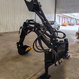 Anbaugeräte für Kompaktlader: Erdbohrer, Bagger, Bodenfräse, Kehrmaschine, Greiferschaufel, Gabel, Grabenfräse, Astzerkleinerer - Product Image 3