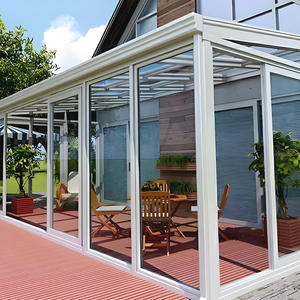 بيوت زجاجية من الألومنيوم للحدائق، غرفة شمسية، غرفة شتوية، غرفة زجاجية للاستخدام في جميع الفصول، غرفة شمسية في حاوية - Product Image 3