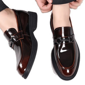 Chaussures de mariage d'automne de haute qualité, confortables, en cuir souple, faites à la main, de style italien, luxueuses, formelles, à bout pointu - Product Image 6