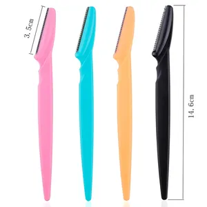 Cuchilla de Afeitar Segura para Cejas, Depiladora Facial y Corporal, Recortadora de Cejas con Cubierta - Product Image 4
