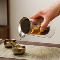 Juego de Té de Vidrio Resistente al Calor, Diseño Original Chilong Gongdao, Regalo de Alta Gama para el Hogar, Estilo Chino Minimalista